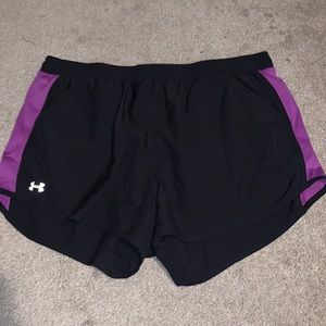 UA running shorts